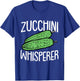 Zucchini Fathers Day Gardening Vegetarian Dad Papa Gardener T-Shirt - T-Shirt | Royal