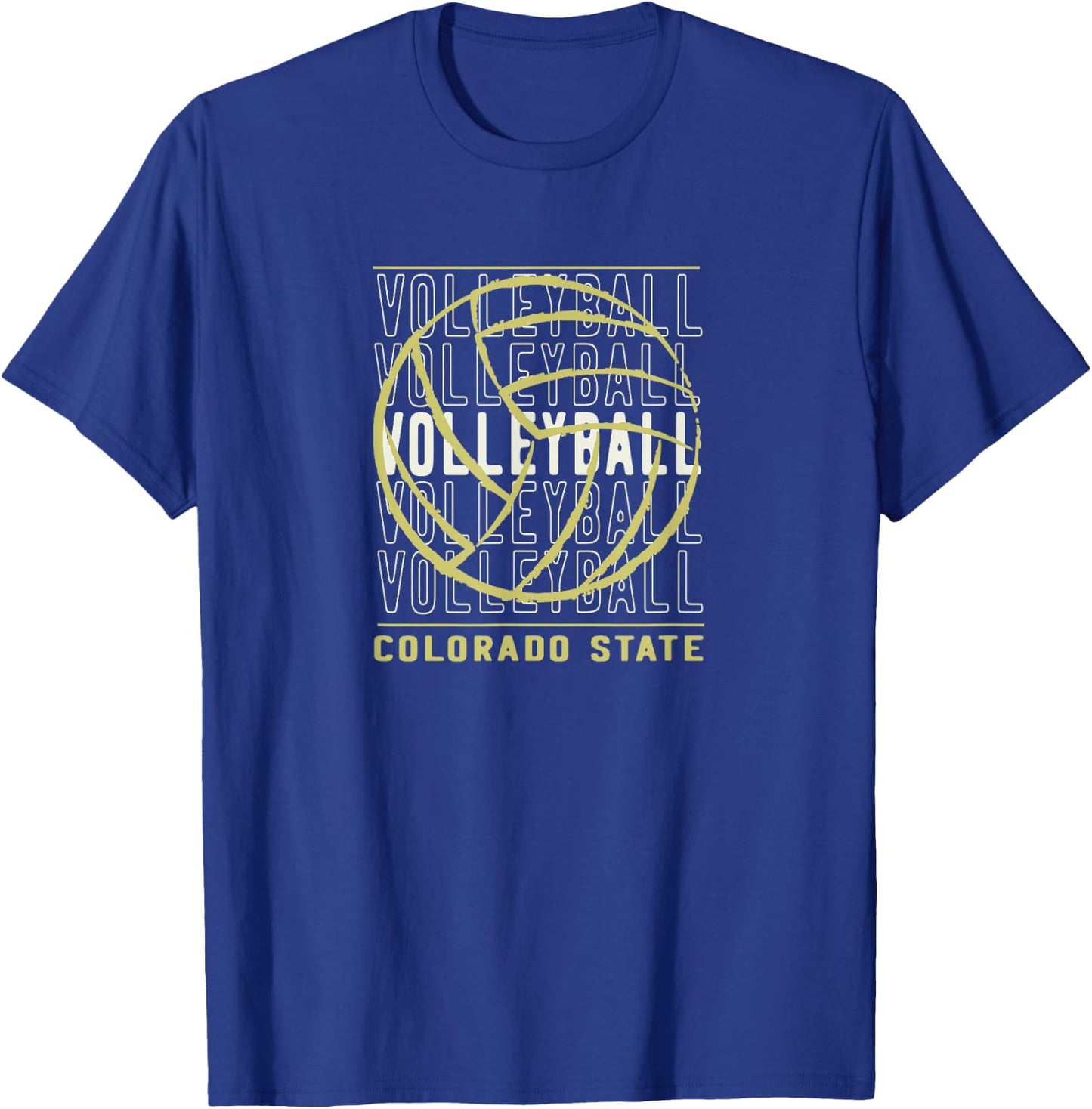 Volleyball Colorado State T-Shirt - T-Shirt | Royal