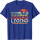 Chef Retirement Gift Man Myth Retired Cooking Legend T-Shirt - T-Shirt | Royal