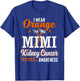 Family I Wear Orange For My Mimi Kidney Cancer Awareness T-Shirt - T-Shirt | Royal