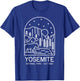 Yosemite National Park 1890 California Mariposa Sierra T-Shirt - T-Shirt | Royal
