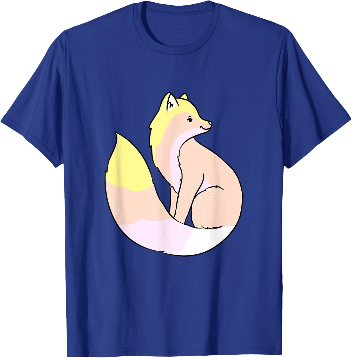 Pangender Fox Pangender Pride T-Shirt - T-Shirt | Royal