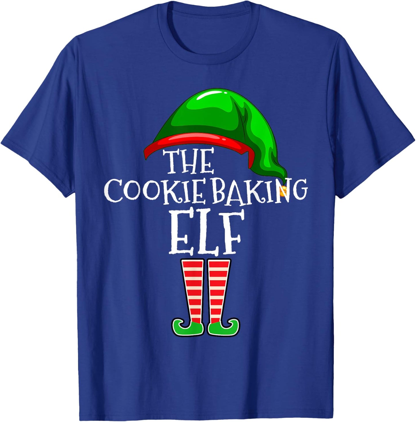 The Cookie Baking Elf Family Matching Group Christmas Gift T-Shirt - T-Shirt | Royal