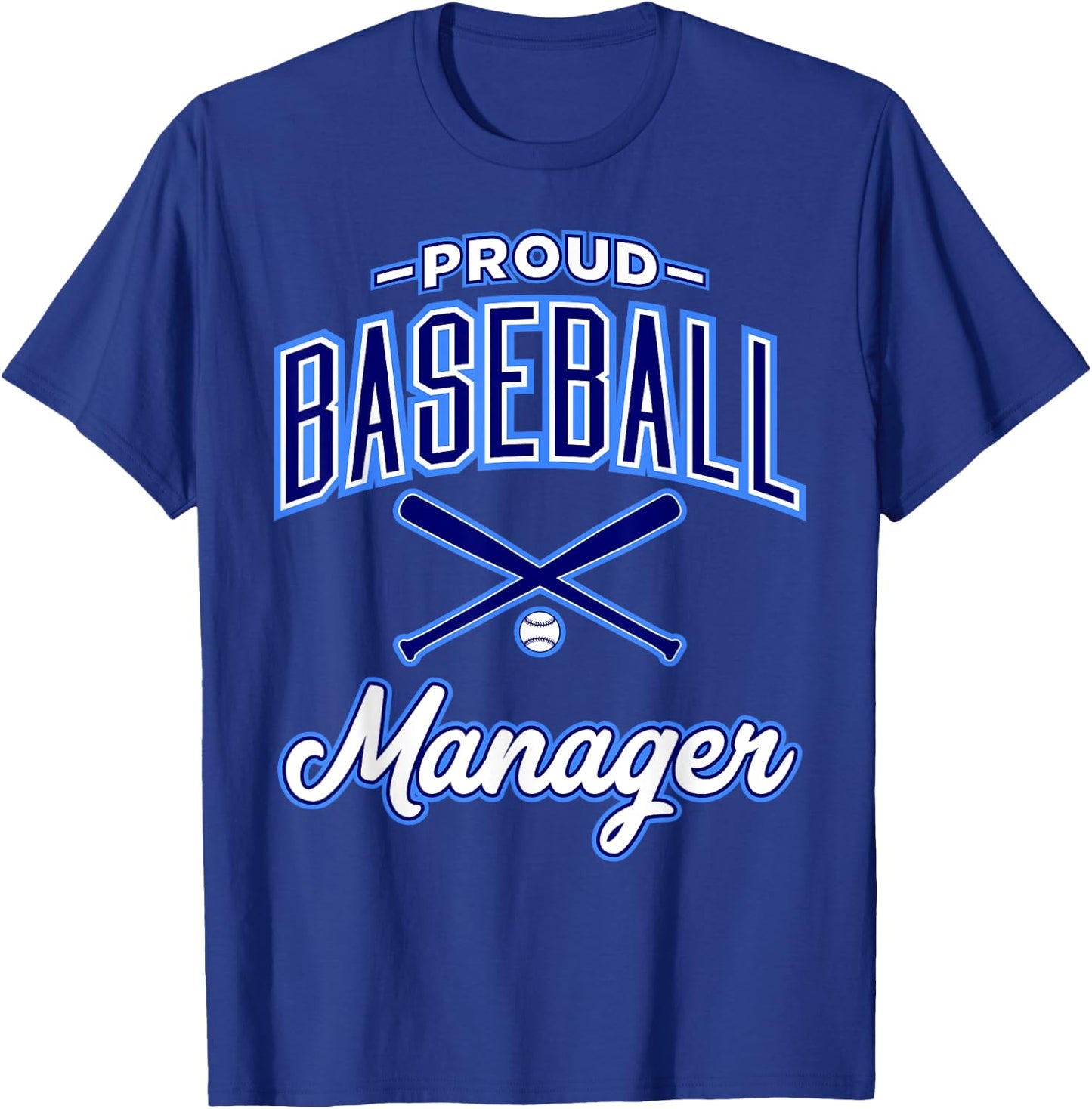 Baseball Manager T-Shirt - T-Shirt | Royal