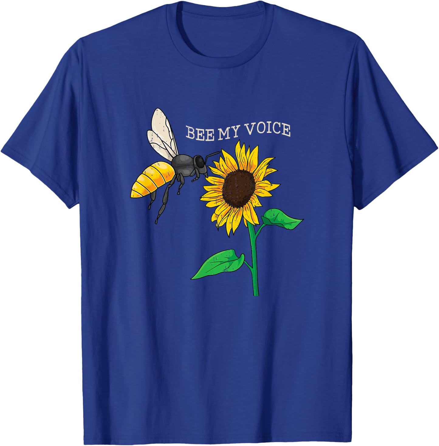 Honey Bee Beekeeper Wildlife Protection I Bee My Voice T-Shirt - T-Shirt | Royal