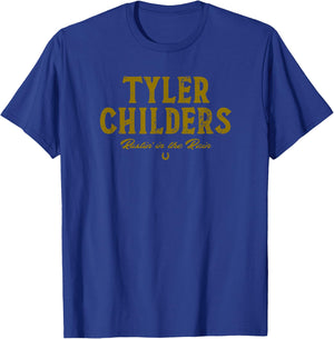 Tyler Childers - Rustin' Type T-Shirt - T-Shirt | Royal