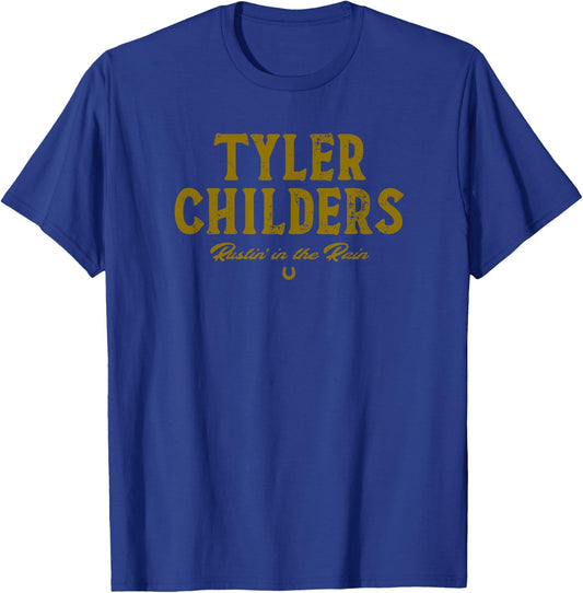 Tyler Childers - Rustin' Type T-Shirt - T-Shirt | Royal