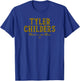 Tyler Childers - Rustin' Type T-Shirt - T-Shirt | Royal