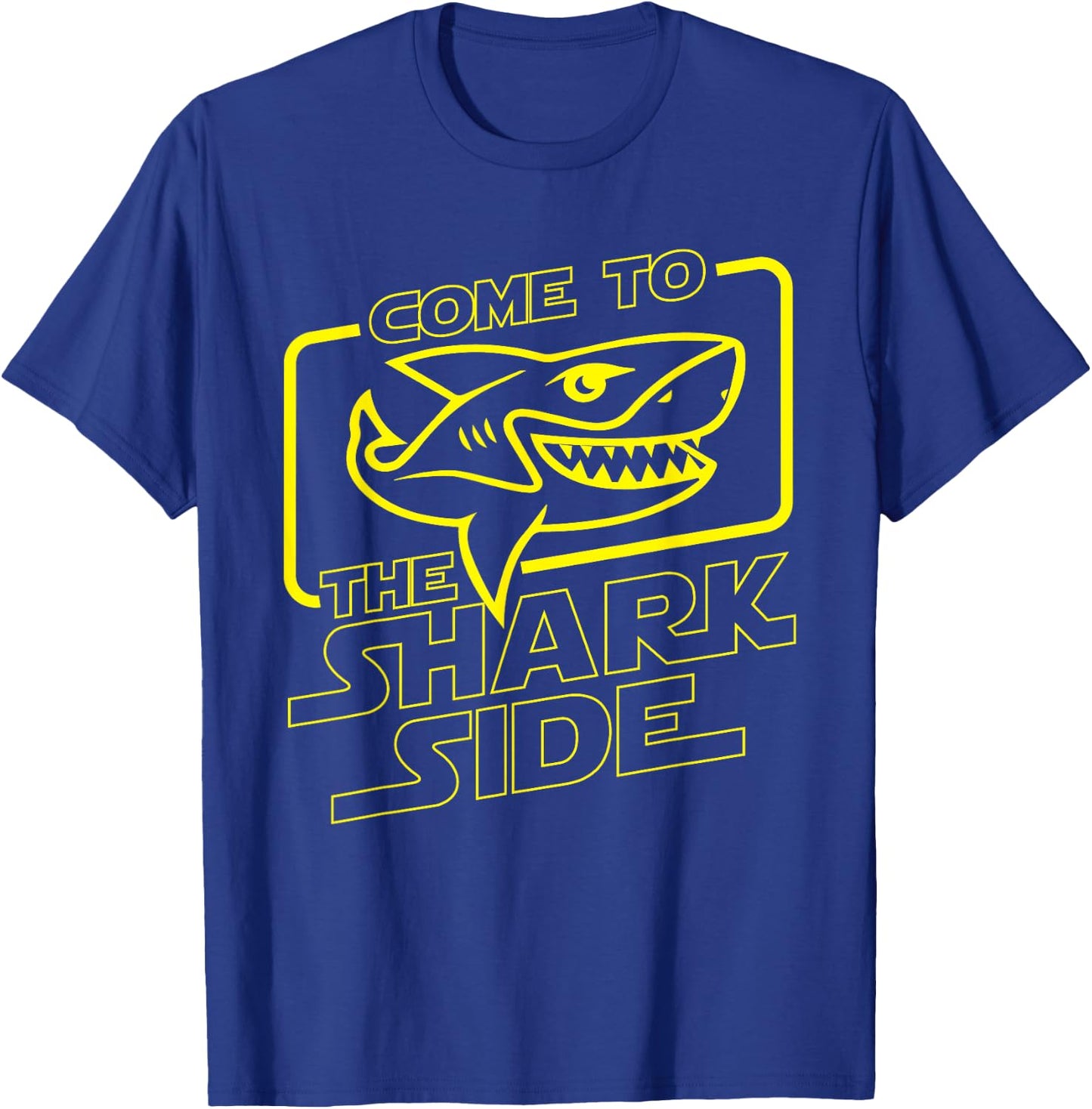 Come To The Shark Side - Funny Shark Lover Ocean Wildlife T-Shirt - T-Shirt | Royal