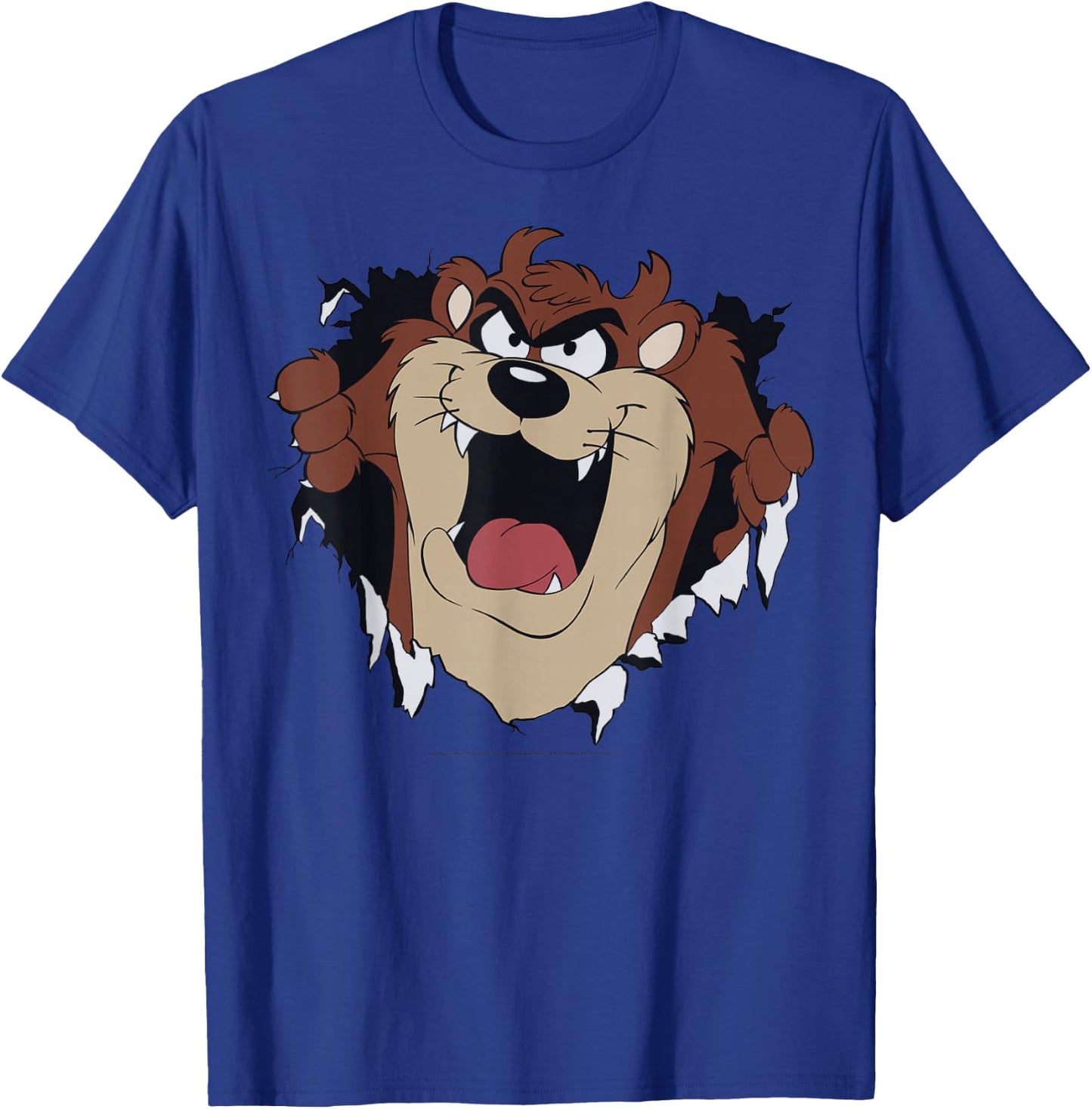 Looney Tunes Taz Rip Through Portrait Small T-Shirt - T-Shirt | Royal