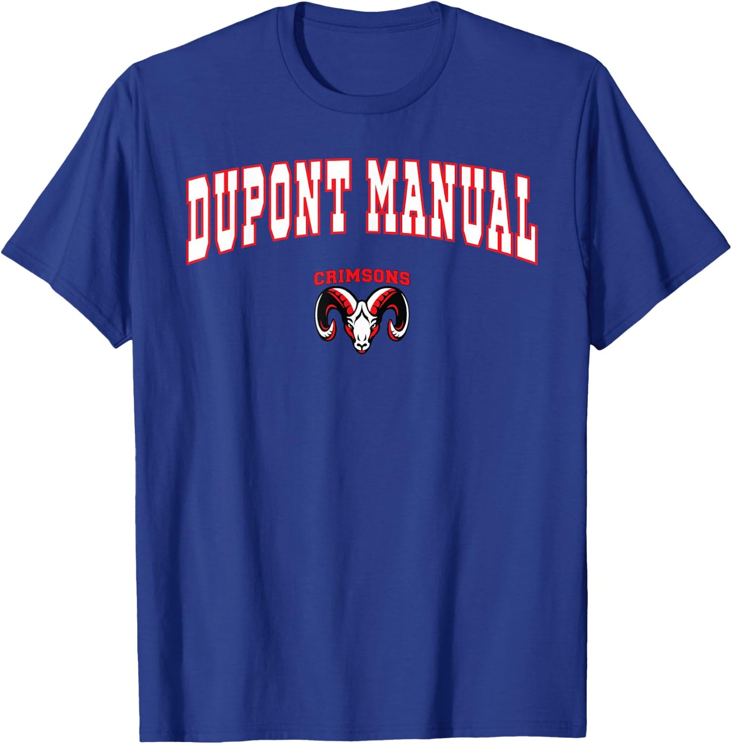Dupont Manual High School Rams T-Shirt - T-Shirt | Royal