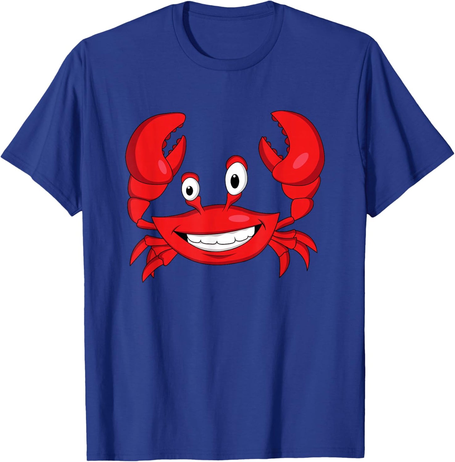 Kids Crab Shirt For Boys Or Girls | Cute Crab Gift T-Shirt - T-Shirt | Royal