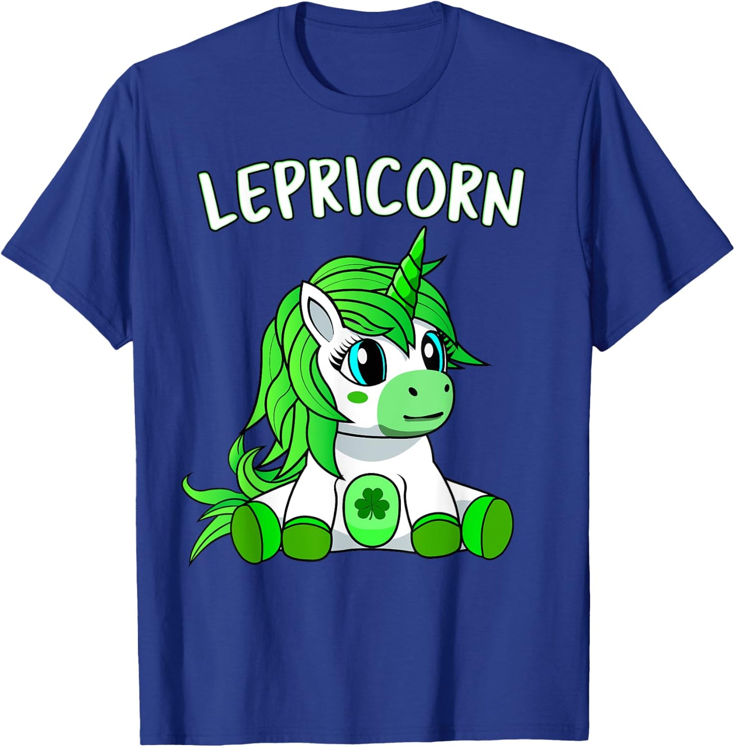 St Patricks Day Baby Girl Outfit - Irish Green Unicorn Boy T-Shirt - T-Shirt | Royal
