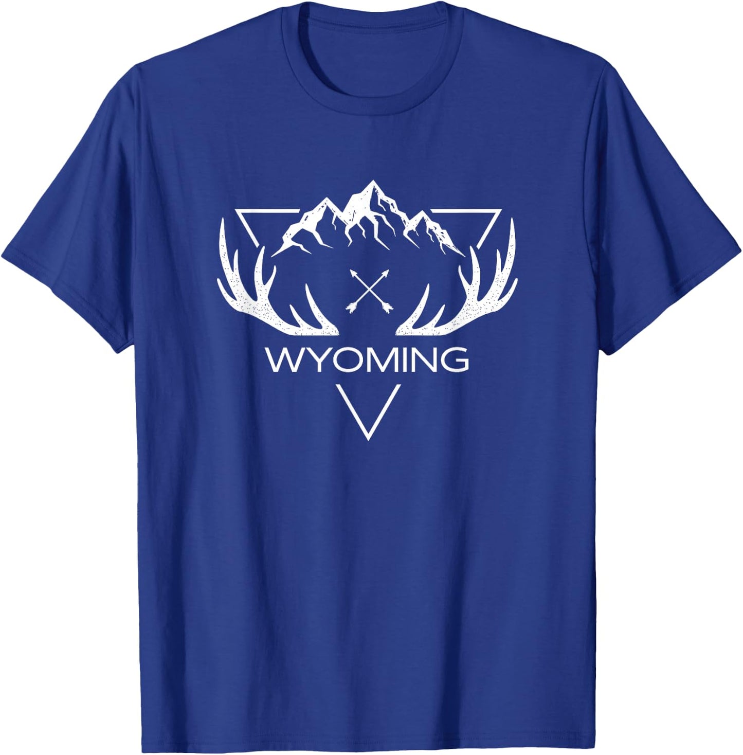 Wyoming | Wyoming Deer Elk Gift | Wyoming T-Shirt - T-Shirt | Royal