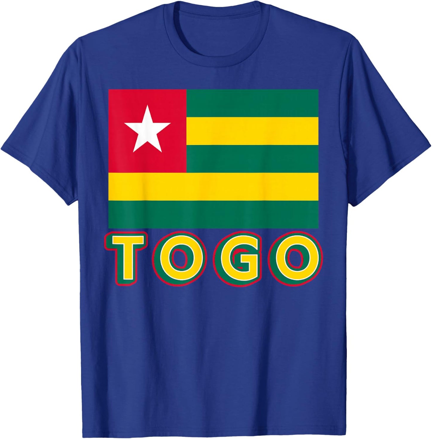 Togolese Flag Of Togo Patriotic African Men Women Kids T-Shirt - T-Shirt | Royal