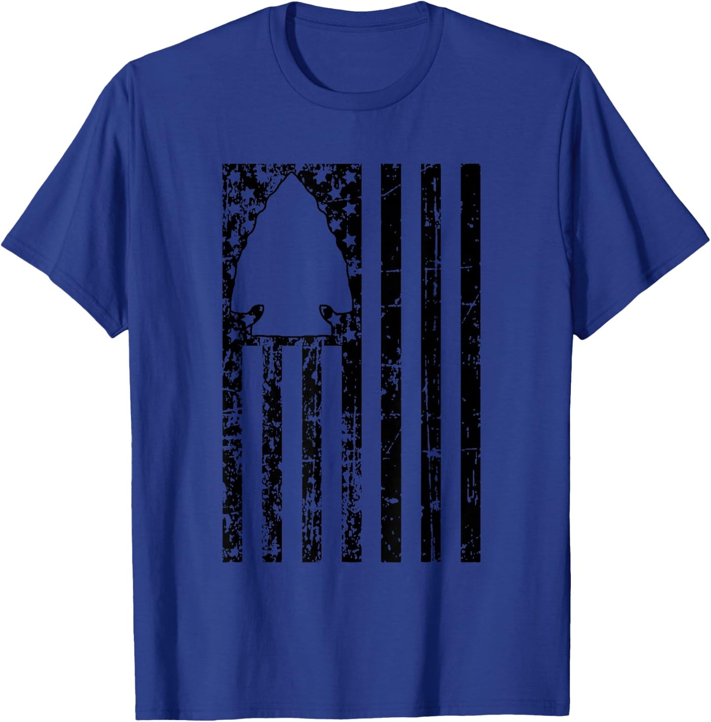 Arrowhead Collector American Flag Arrowhead Hunting T-Shirt - T-Shirt | Royal