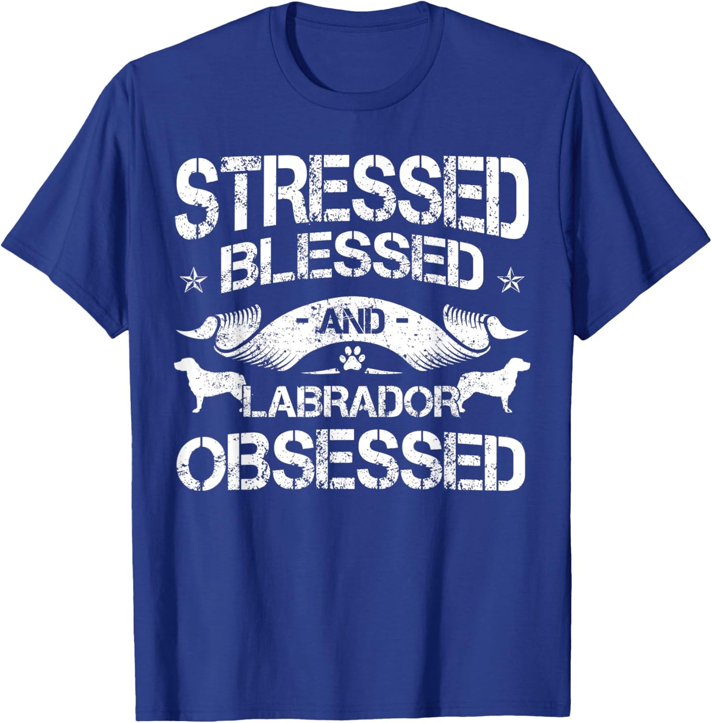 Labrador Retriever Lover Dog Owner Breed Lab Fur Mom Dad T-Shirt - T-Shirt | Royal