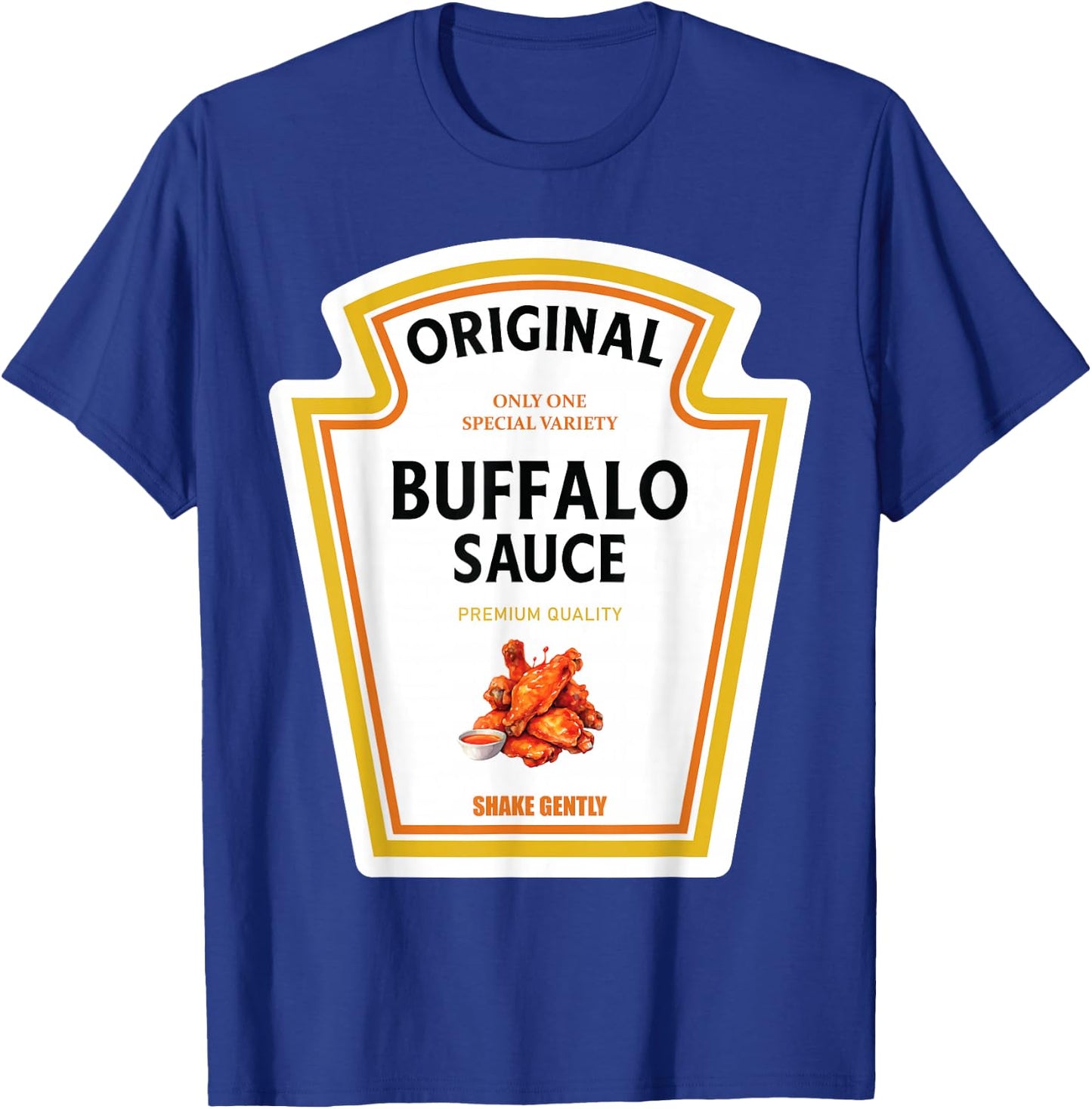 Buffalo Sauce Halloween 2024 Costume Family Matching Ketchup T-Shirt - T-Shirt | Royal