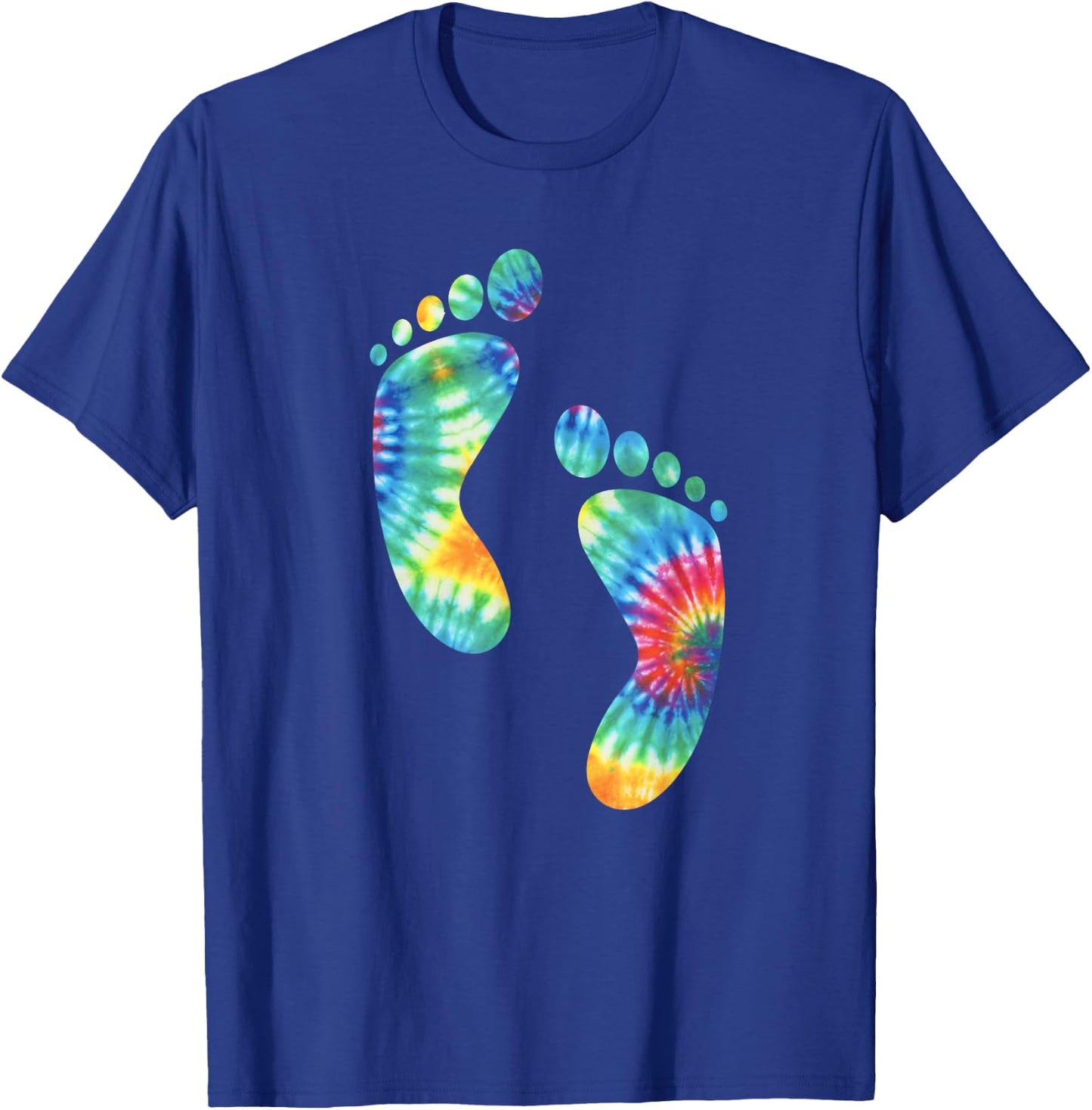 Tie Dye Foot Lover Shirt for Foot Fetish Feet T-Shirt - T-Shirt | Royal