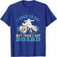 I Used To Ski Then I Got Board Funny Retro Snowboarding Pun T-Shirt - T-Shirt | Royal