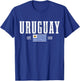 Uruguay Est. 1825 Uruguay Flag Roots Pride T-Shirt - T-Shirt | Royal