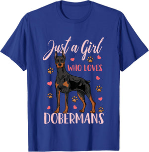 Kids Doberman Gift T-Shirt - T-Shirt | Royal
