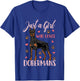 Kids Doberman Gift T-Shirt - T-Shirt | Royal