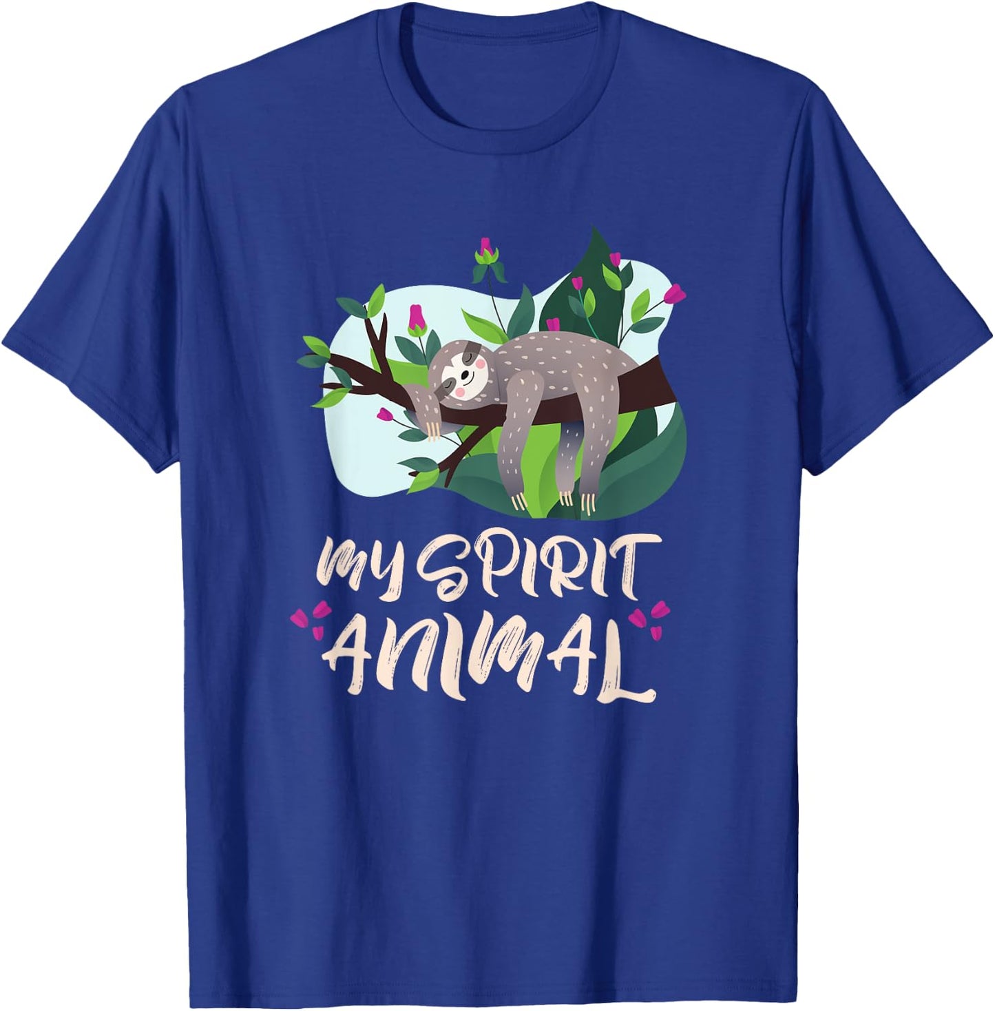 My Spirit Animal Sloth T-Shirt - T-Shirt | Royal