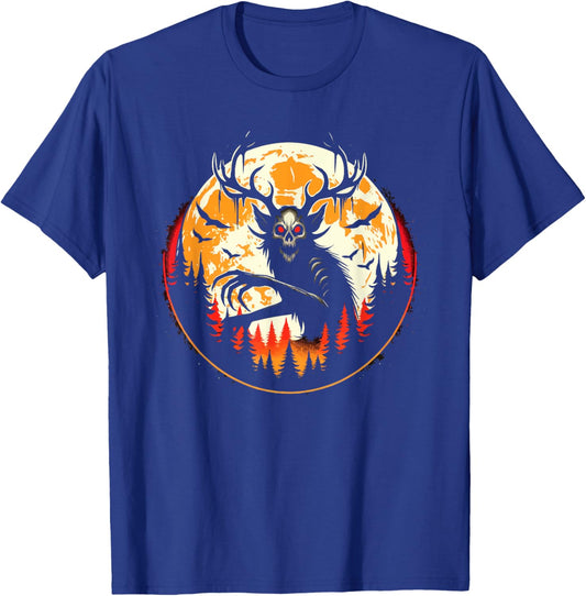 Wendigo Monster Legendary Creature Cryptozoology Cryptid T-Shirt - T-Shirt | Royal