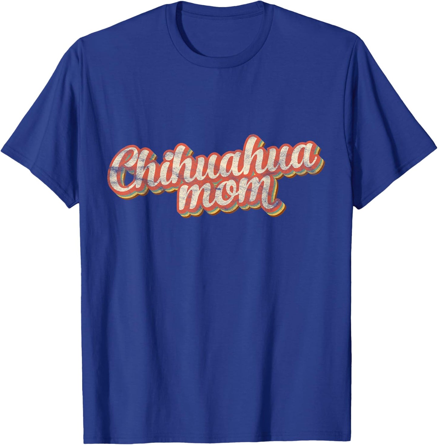 Vintage Chihuahua Mom Chi-chi Mother Dog Lover Pet Mama Women Kids T-Shirt - T-Shirt | Royal