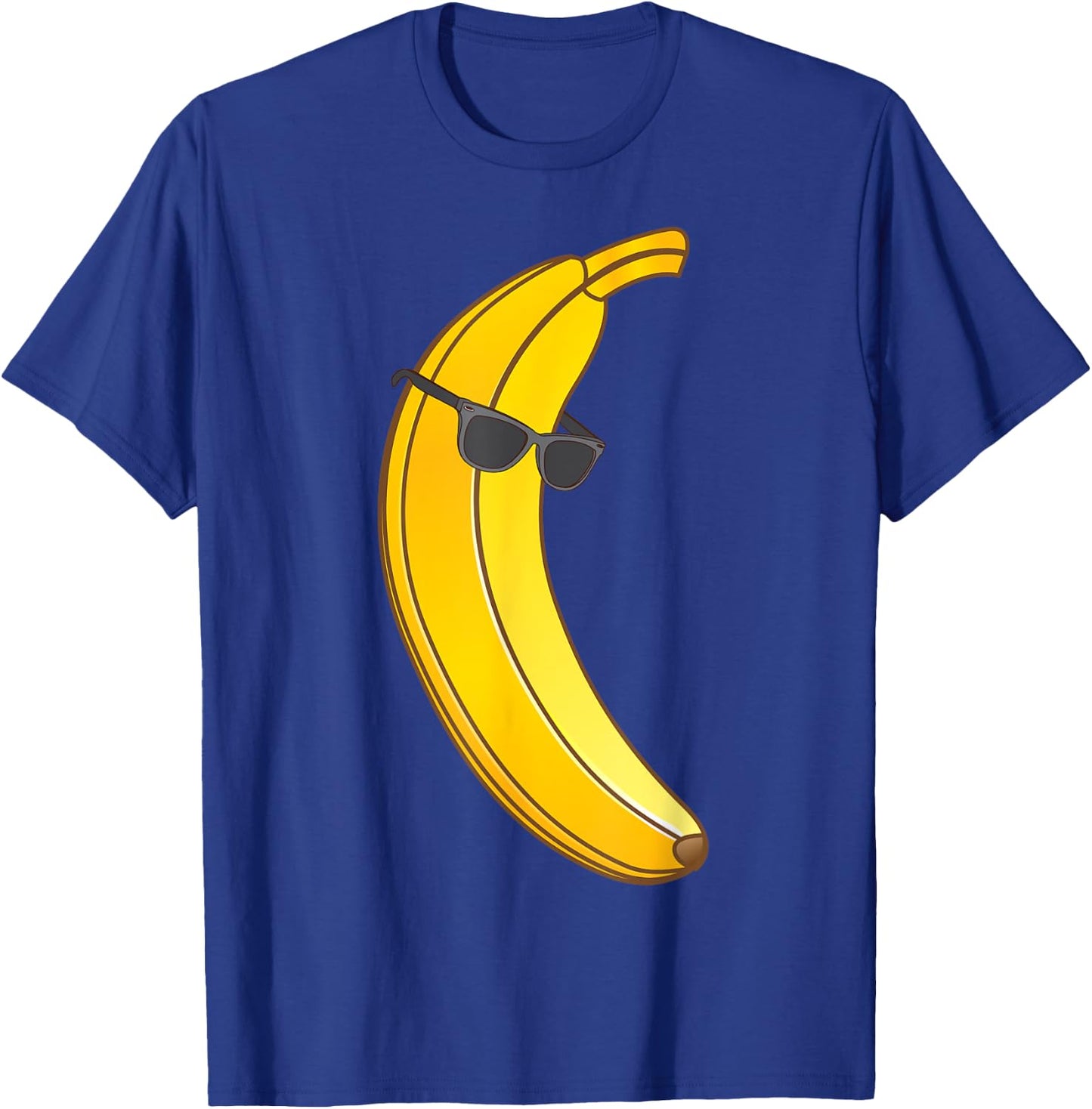 Cool Banana Wearing Sunglasses | Funny Fruit Eyewear Gift T-Shirt - T-Shirt | Royal
