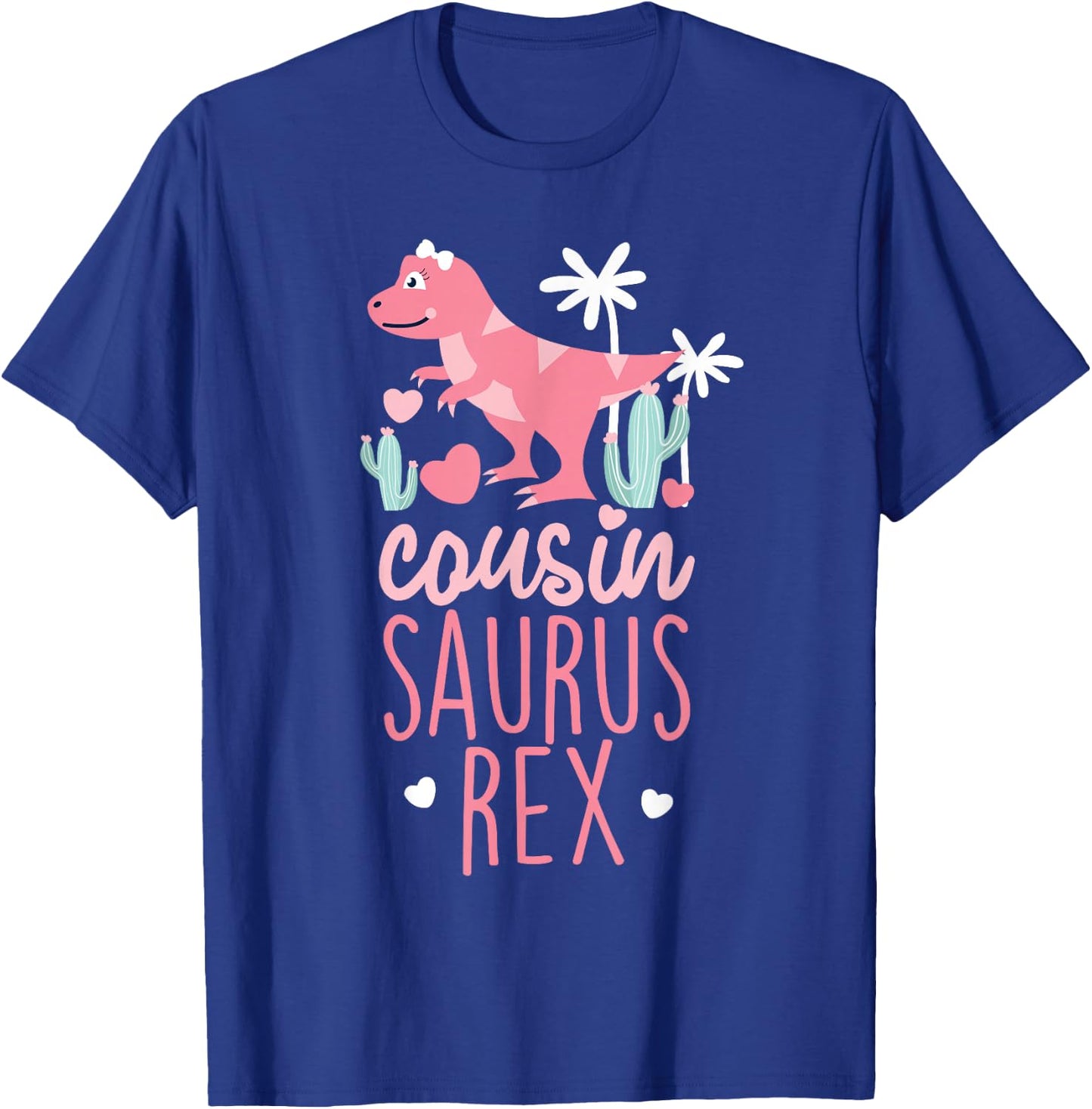 Cousin Saurus Rex Dinosaur Kids T-Shirt - T-Shirt | Royal