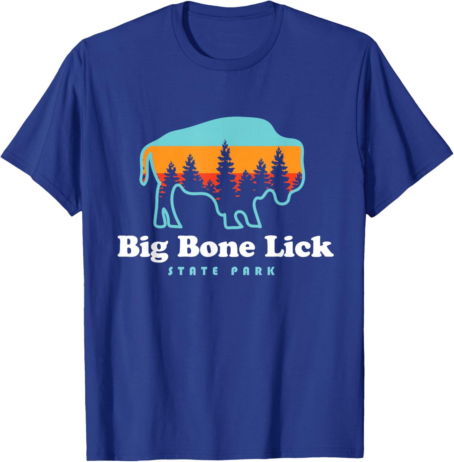 Big Bone Lick State Park Kentucky Bison Fossils T-Shirt - T-Shirt | Royal