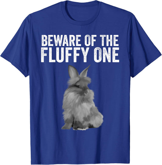 Funny Fluffy One Gift Lionhead Bunny Rabbit Lover Men Women T-Shirt - T-Shirt | Royal
