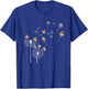 Cute Dog Breed Dog Lover Pet Animal Owner Dandelion Pug T-Shirt - T-Shirt | Royal