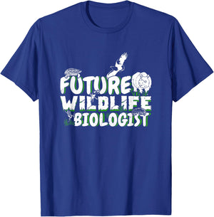 Future Wildlife Biologist T-Shirt - T-Shirt | Royal
