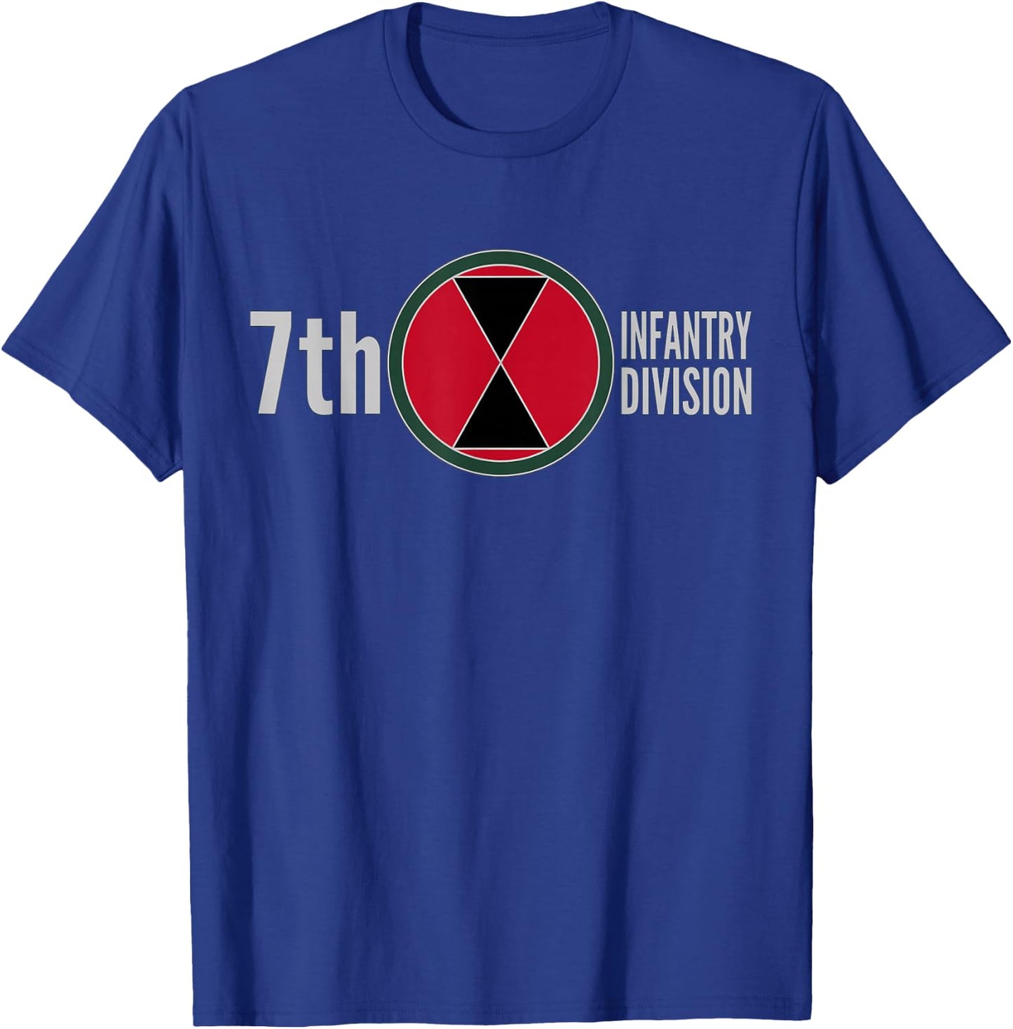 7th Infantry Division United States Army Lewis-mcchord T-Shirt - T-Shirt | Royal