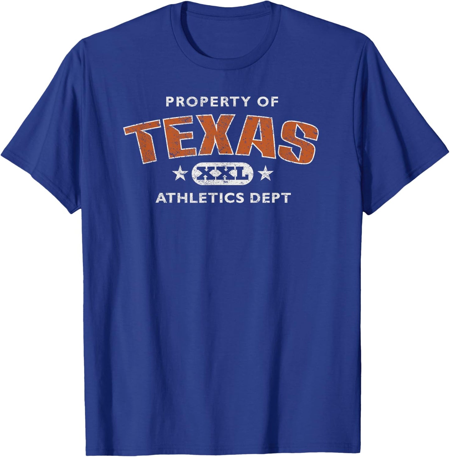 Property of Texas Athletics Dept XXL T-Shirt - T-Shirt | Royal