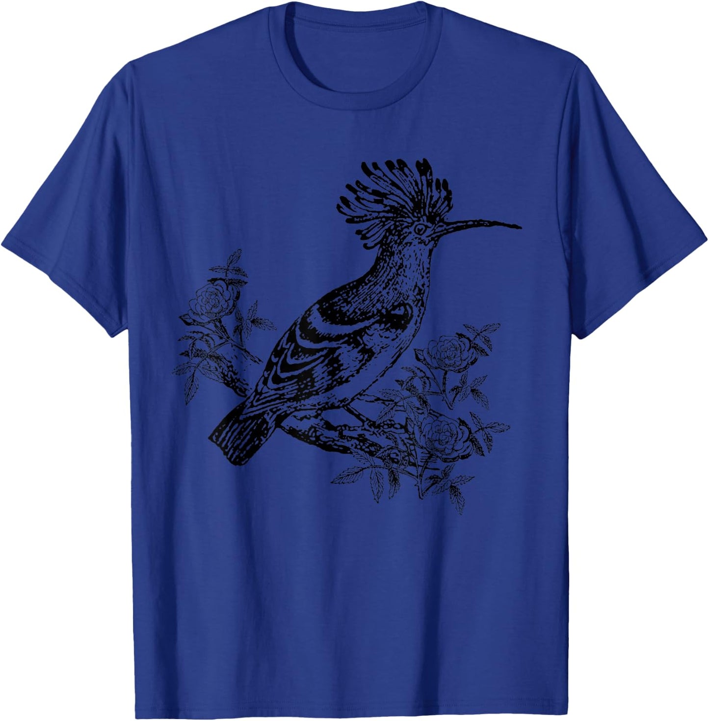 Hoopoe Bird in Tree for Birders T-Shirt - T-Shirt | Royal
