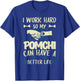 Pomchi Shirt Men Women Dog Mom Dog Lover T-Shirt - T-Shirt | Royal