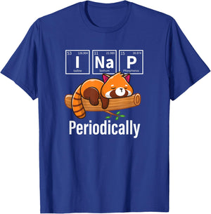 Kawaii Kids Cute I Nap Periodically Red Panda Lover T-Shirt - T-Shirt | Royal