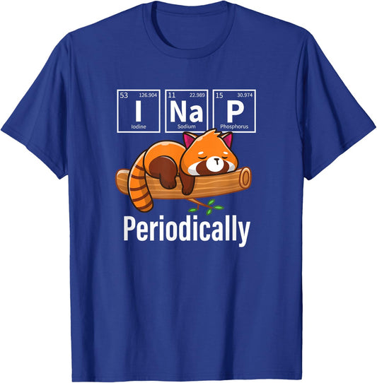 Kawaii Kids Cute I Nap Periodically Red Panda Lover T-Shirt - T-Shirt | Royal