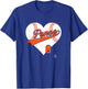 Hunter Pence Baseball Heart Gameday T-Shirt - T-Shirt | Royal