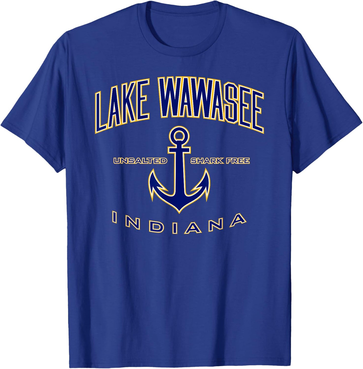 Lake Wawasee IN T-Shirt - T-Shirt | Royal