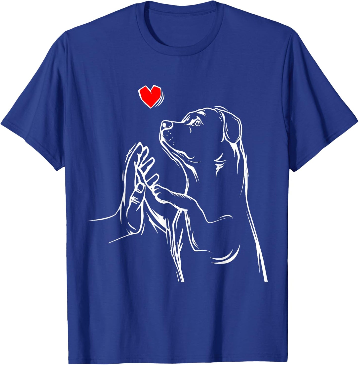 Rottweiler Love Funny Dog Lady T-Shirt - T-Shirt | Royal