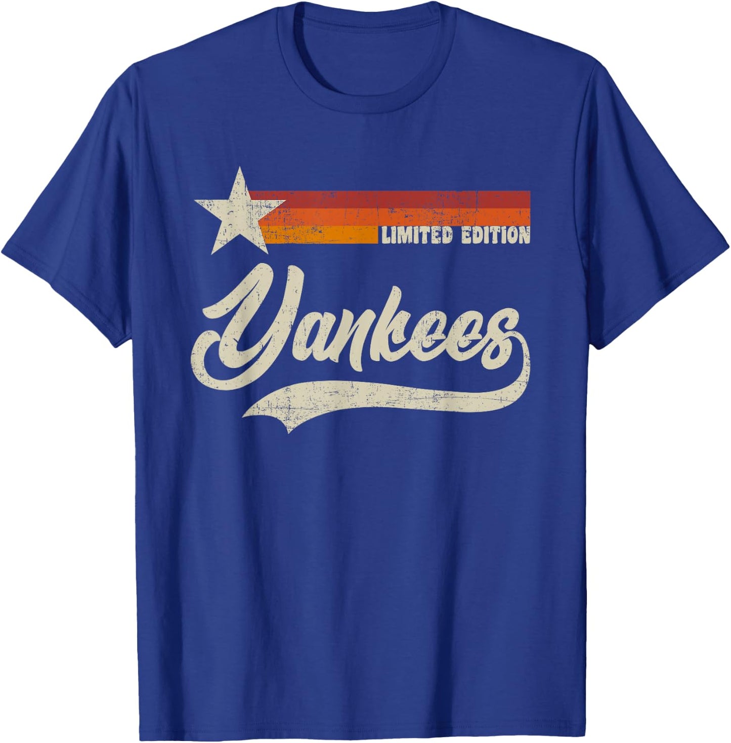 Vintage Yankees Name Retro Gift Sports Lover Women Boys T-Shirt - T-Shirt | Royal