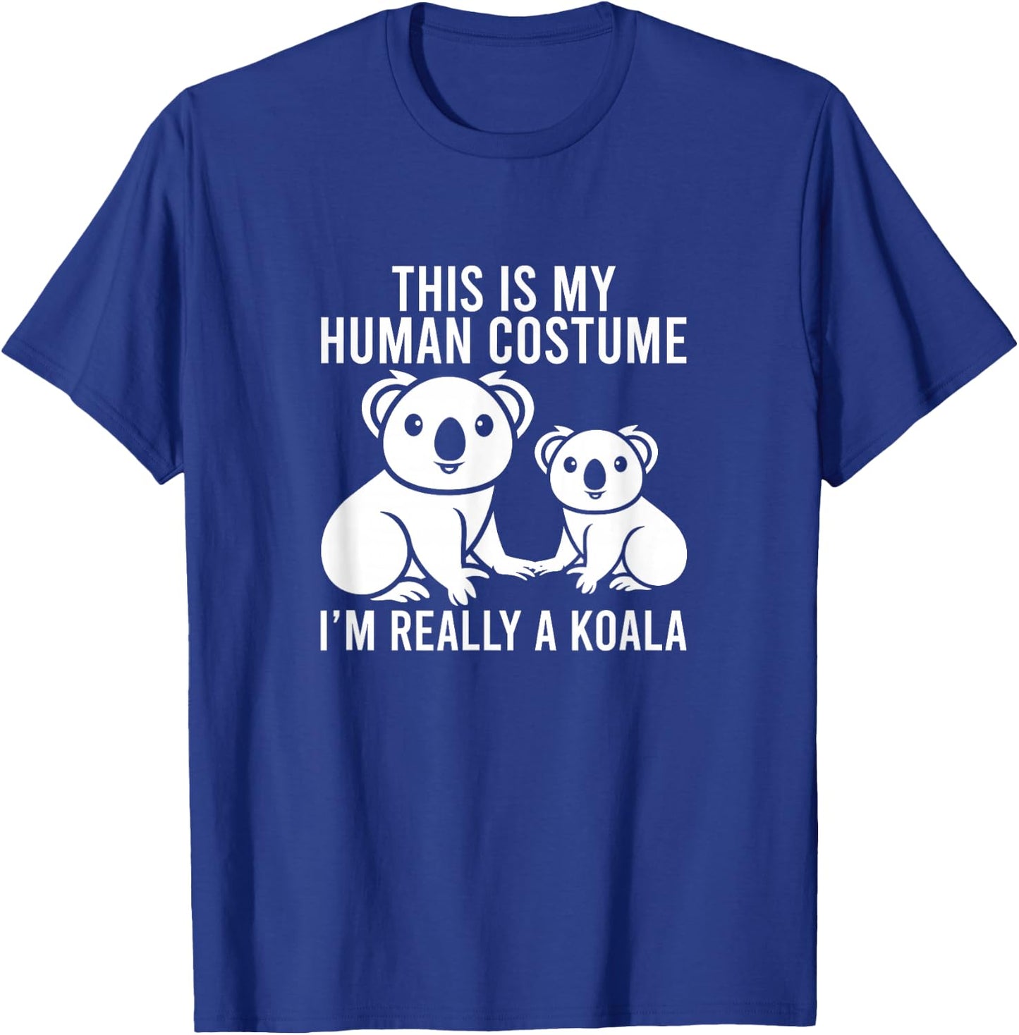 Koala Costume Men Women Boys Girls Australian Koala Bear T-Shirt - T-Shirt | Royal