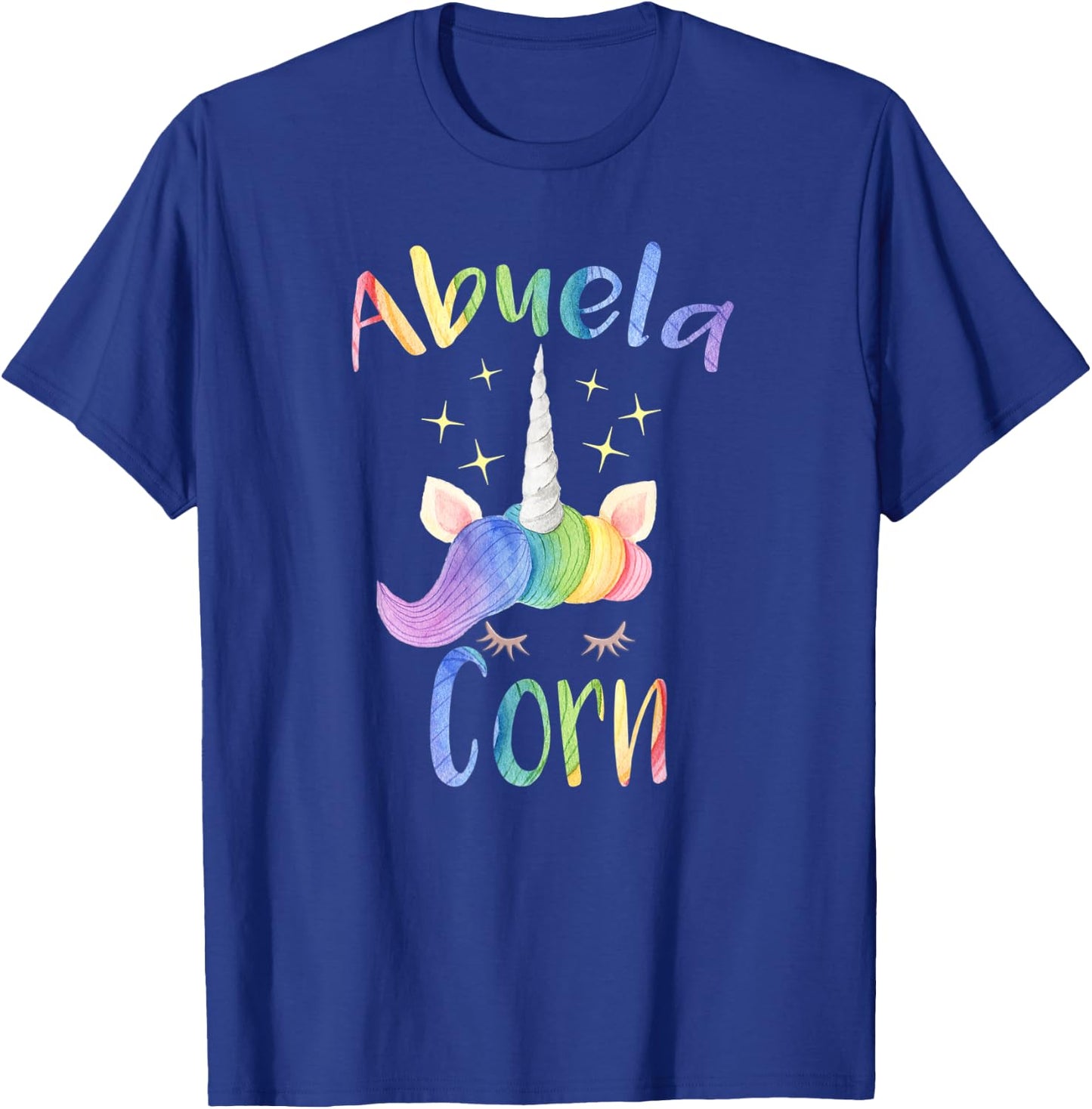 Abuelacorn Spanish Grandma Funny Unicorn T-Shirt - T-Shirt | Royal