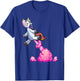 Farting Unicorn Funny Unicorn Rainbow Farts T-Shirt - T-Shirt | Royal
