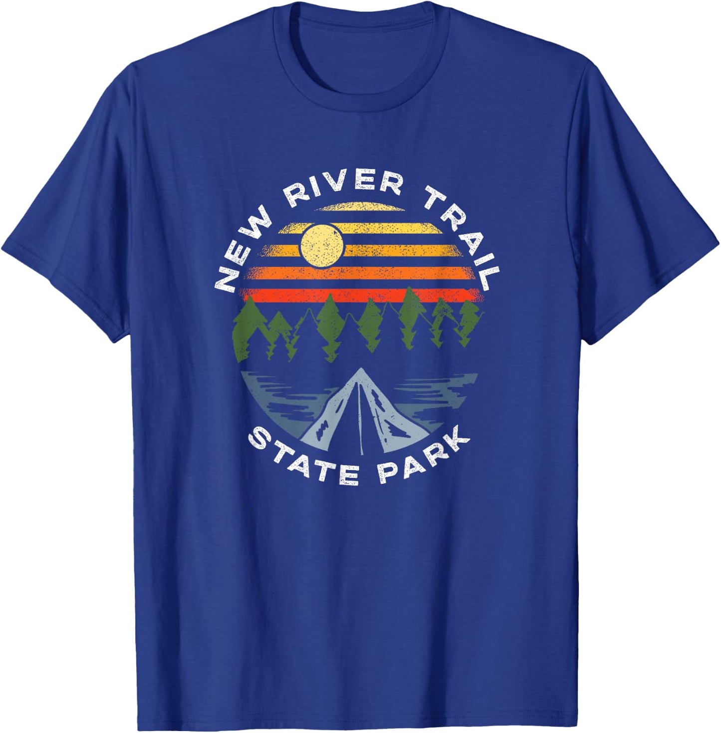 New River Trail State Park Virginia Camping VA Souvenir T-Shirt - T-Shirt | Royal